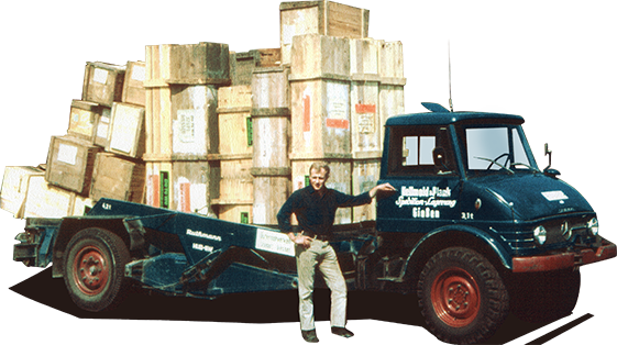 Unimog bei Hellmold und Plank, 1982